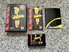 BEAVIS AND BUTTHEAD Genesis Complete with Poster CIB US Seller