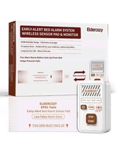 Twin Size Wireless Bed Alarms for Elderly Dementia Patients,Early Alert