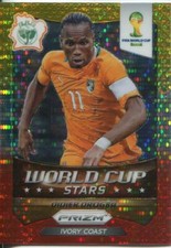 Panini Prizm WC 2014 World Cup Stars Pulsar Parallel #11 Didier Drogba
