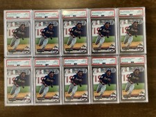 2017 Bowman Draft Ronald Acuna Braves Lot of 10 Gem Mint PSA 10