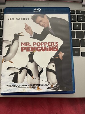 Mr. Popper's Penguins (Blu-ray Disc, 2011) Widescreen Jim Carrey 