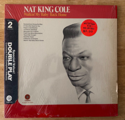 DOUBLE LP 33 Nat King Cole WALKIN' MY BABY BACK HOME
