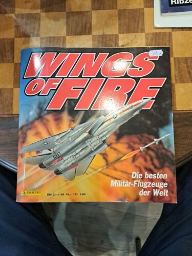Álbum de colección Wings of Fire * Panini * Los mejores aviones militares del mundo - Imagen 1 de 6