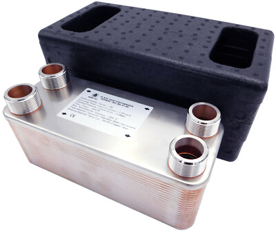 Scambiatore Di Calore Nordic Tec BA-12-20 - In Acciaio Inox 316L, 20 Piastre, 45 KW, Per Impianti Riscaldamento - Foto 3