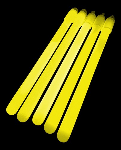 100x 6 Zoll normale (10 mm) Glühstäbchen + Schlüsselbänder - Glowtopia für alle Gelegenheiten - Bild 10 von 11