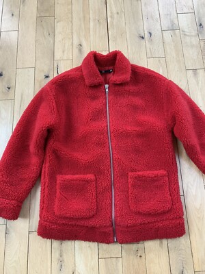 red teddy bear jacket