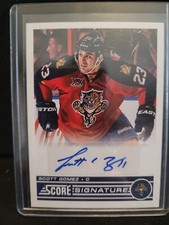 2013-14 score Scott Gomez auto 