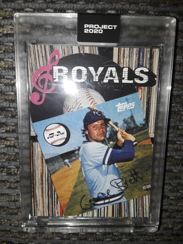 TOPPS PROJECT 2020 #212 1975 GEORGE BRETT BY DON C PR 3002 w/Box