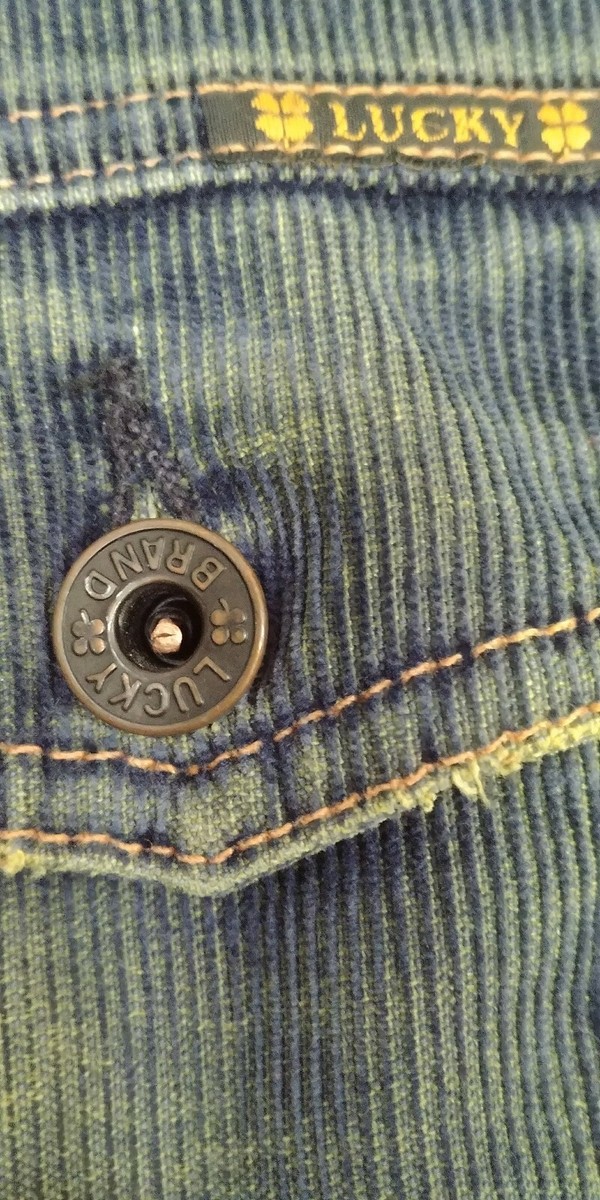 Lucky Brand DUNGAREES AMERICA デニムジャケット Lucky Brand Dungarees America Jean/ Denim Crop Distressed