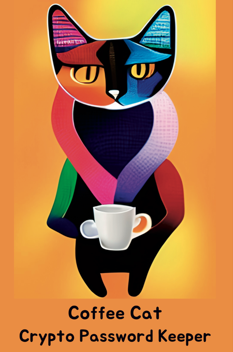 Crypto Password Keeper Paperback 100 pages