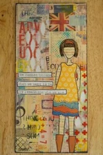 Mixed Media Collage Art Cannot Become What We Want To Be By Remaining Who We Are