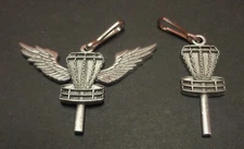 New Disc Golf 2 Zipper Pulls. 2". Basket Wings & Disc Golf Basket