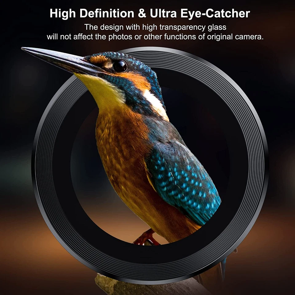 For Samsung Galaxy S23 Ultra S23 Plus Metal Rings Camera Lens Protector Cover - Image 2 of 4