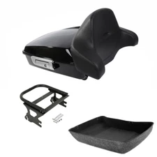 Chopped Trunk Backrest Mounting Rack Fit For Harley Touring Models 1997-08