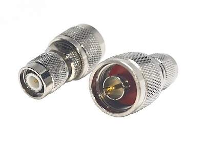 TNC to N Type Adapter with 50Ω impedance and nickel-plated max.11GHz application