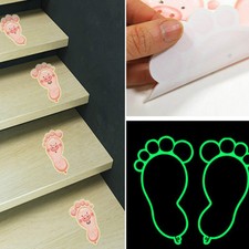 Pig Foot Stickers Luminescent Kids room home Nursery D co Slip Preventio Arrow