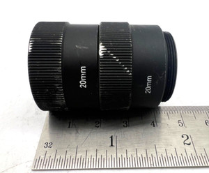 Two 20mm C Mount TV Lens Extension Adapter Tube JAPAN