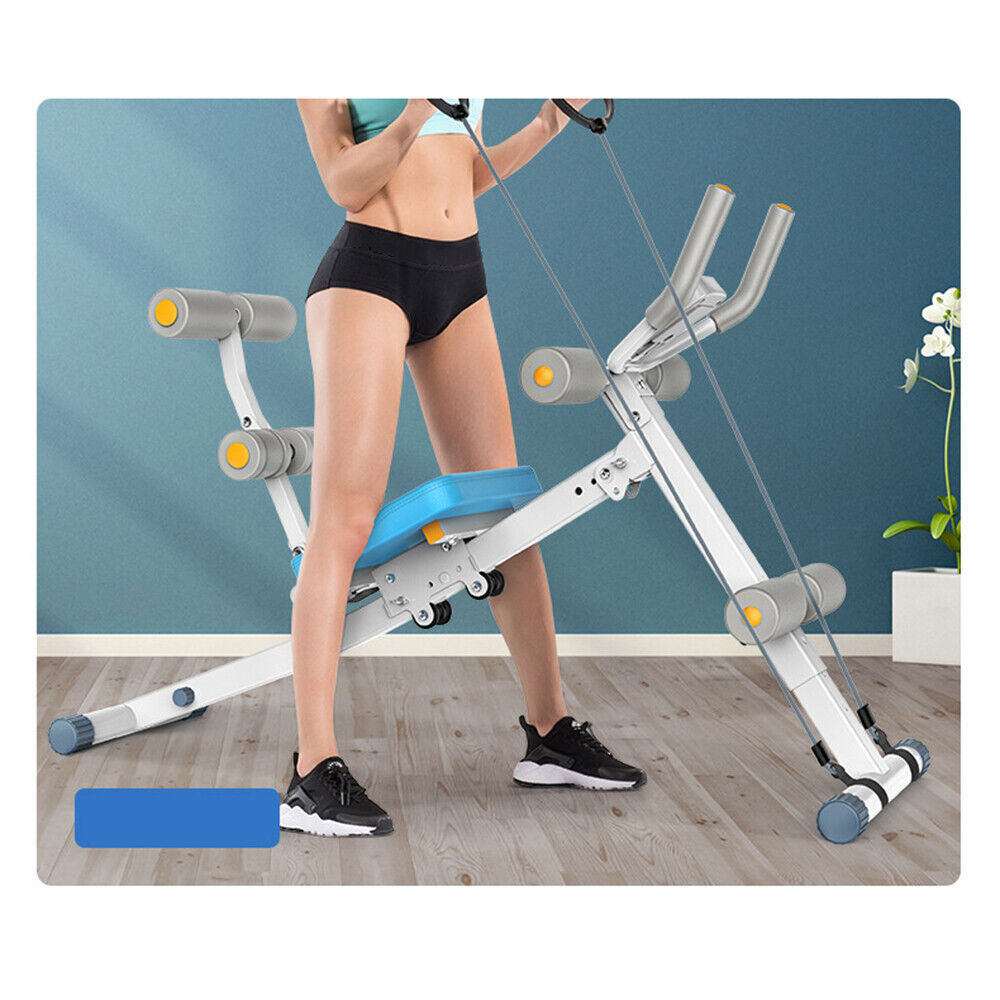 New MultiWorkout Ab Abdomen Machine Abdominal Cruncher SitUp Bench