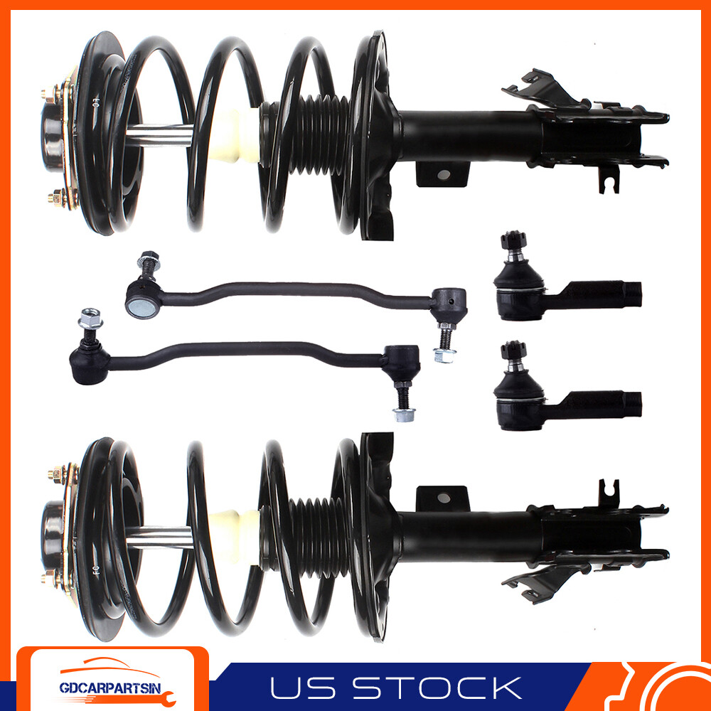 04-08 Nissan Maxima 6-Piece Suspension Kit – Struts, End Links, Tie Rods