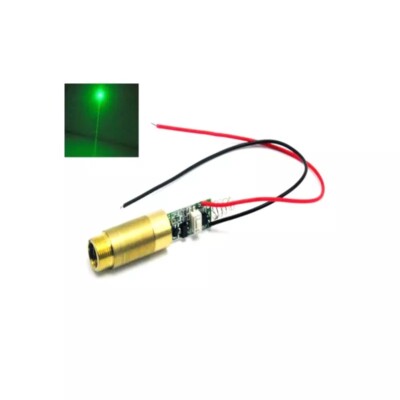 Industrial 532nm 200mW 3.7-4.2V Green Laser Dot Module Diode w Driver & Spring