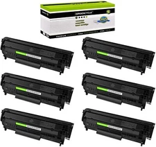GREENCYCLE Q2612A Black Toner Fits for HP 12A LaserJet 3050 3055 1015 1020 1022n