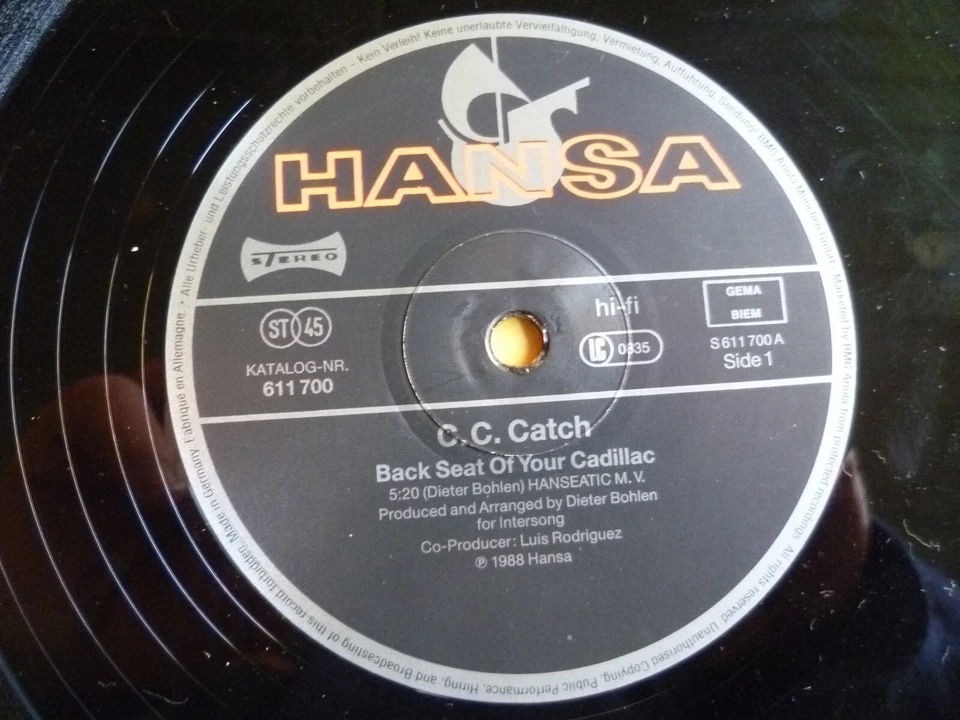 Backseat of your cadillac C C Catch - Image 2 of 4