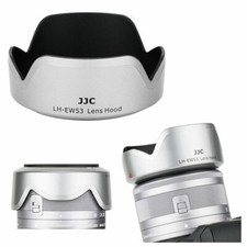 JJC LH-EW53 Gray Lens Hood for Canon EF-M 15-45mm f/3.5-6.3 IS STM 15-45 EW-53