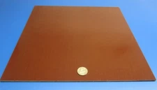 Micarta Linen Phenolic LE Grade Sheet  .125" (1/8") Thick  x 12" x 12"