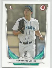 Austin Cousino Seattle Mariners 2014 Bowman Draft Card