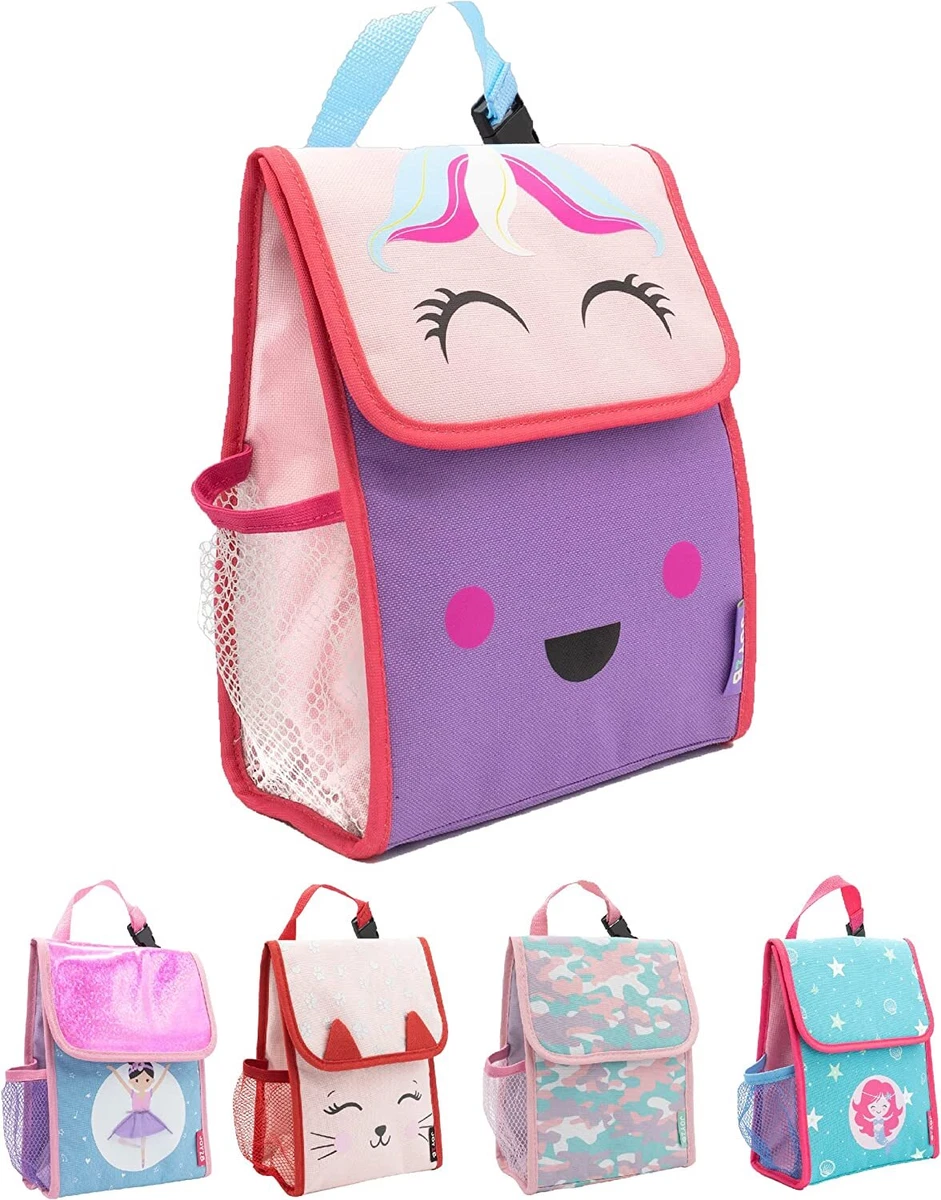 Kids Lunch Bag - Insulated Lunch Bag Kids with Water Bottle Holder -  Reusable-B8