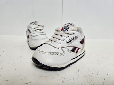 Reebok Trainers Infant Classic Leather Children baby Shoes UK
