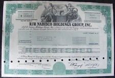 Bond RJR Nabisco Holdings Group, Inc., Payee FODMAN & RENSHAM Inc 1990