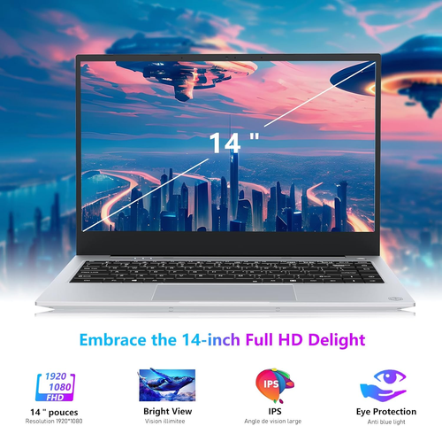 Metallo PC Portatile, Notebook Core I3-1115G4 Processore 16 GB RAM 512 GB SSD, L - Foto 4 di 12