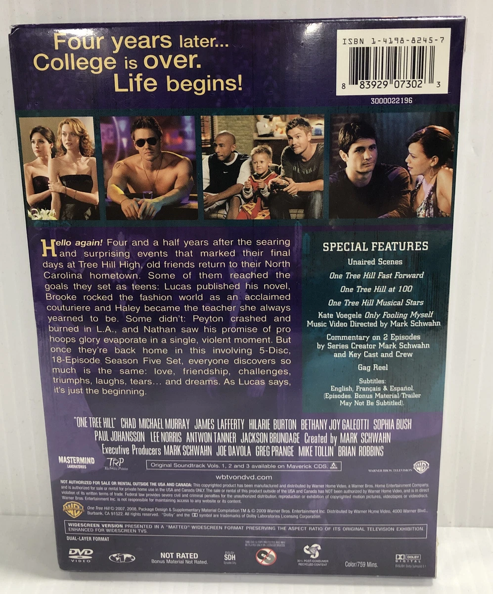 One Tree Hill - The Complete Fifth Season (DVD, 2009, 5-Disc Set