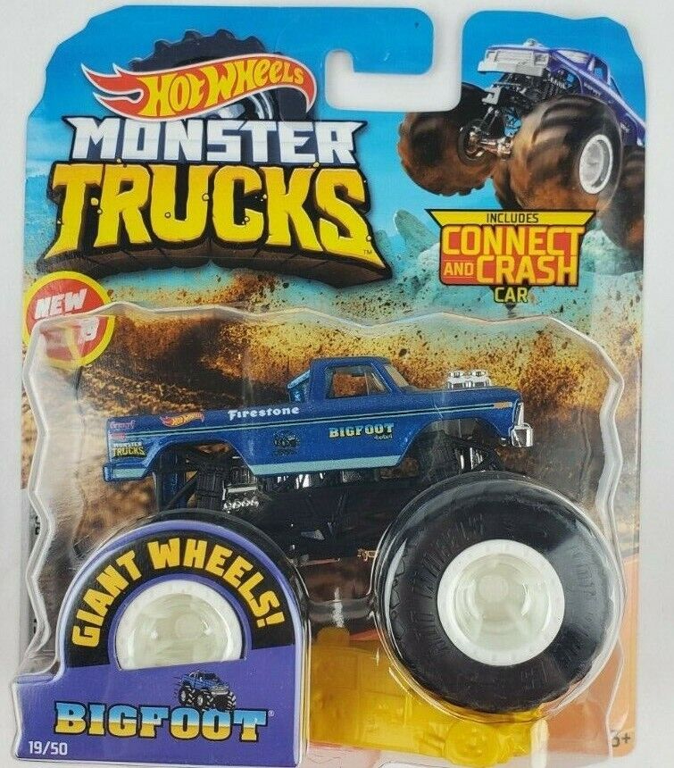 Hot Wheels Monster Truck para Crianças, Diecast Car, Big Foot Drag Bus,  Bone Shaker, Brinquedos para