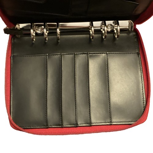 Pantone Organizer Red Planner Organizer 6 Ring Binder Snap Closure Refill 6X8 In - Picture 5 of 15