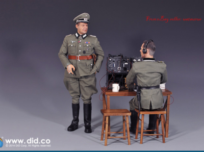 DID WW? 1/6 WH(infantry)Major Achbach German communications Set1 ドイツ軍通信部隊 大佐 アッハバッハ アクションフィギュア Did 1/6 D80096 Wwii German Communications Set 1 – Wh (Infantry