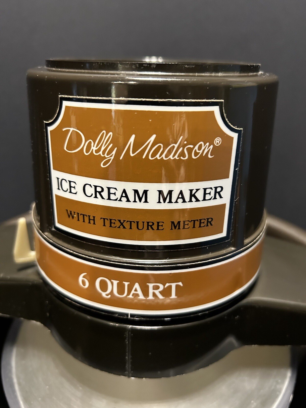 Vintage Dolly Madison Electric Ice Cream Maker Style 6 Quart Wood