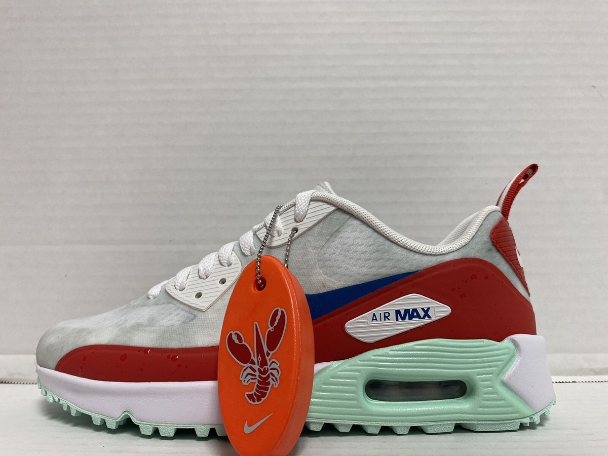 美品　Nike US Open Air Max 90 golf shoes Nike Air Max 90 NRG US Open 2022 Golf Shoes - White/Multi