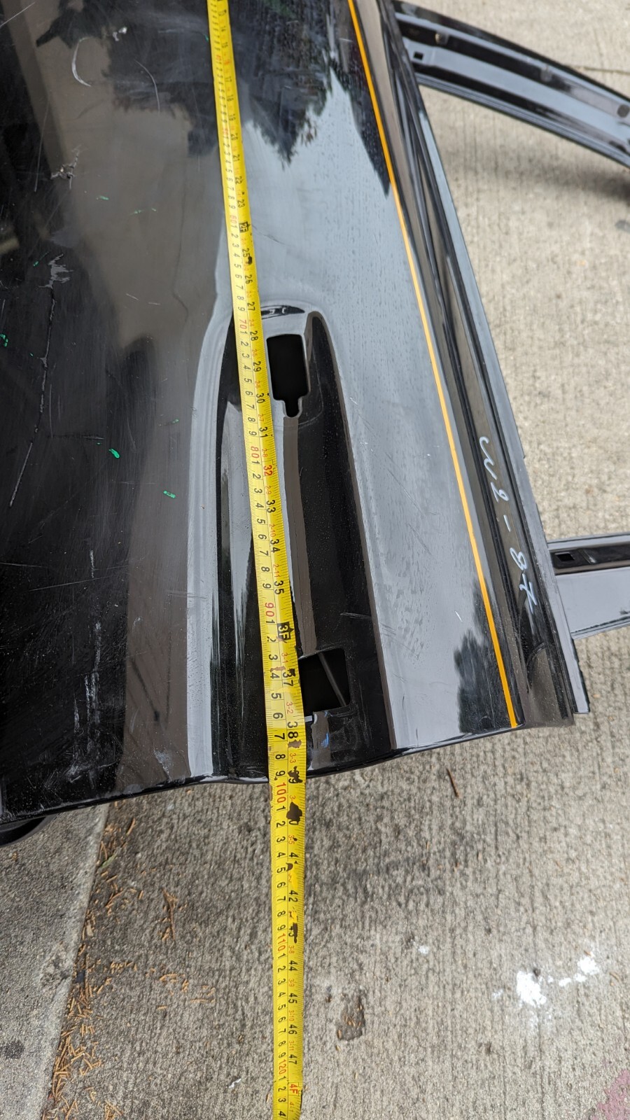 2010-18   ROLLS ROYCE GHOST RR4 REAR   Right Passenger  DOOR SHELL OEM SHORT