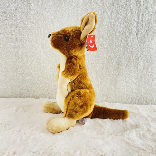 Aurora World 12" Grey Kangaroo Flopsie Standing New with Tag NWT - Picture 9 of 9