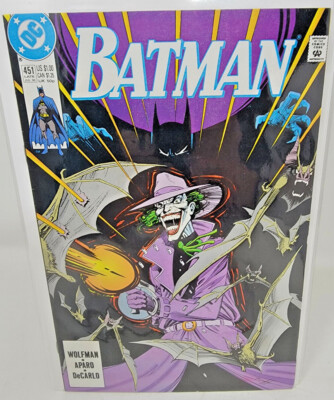 BATMAN #451 DC COMICS JOKER II APPEARANCE *1990* 9.0 | eBay