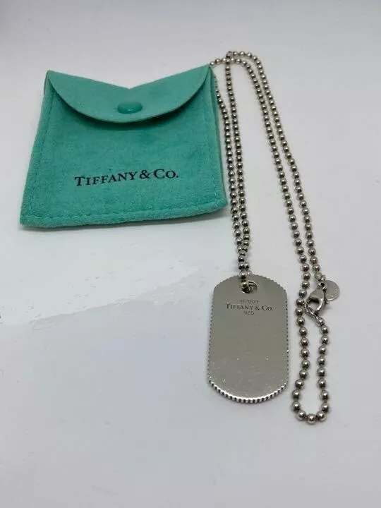 Tiffany & Co. Dog Tag Necklace in Sterling Silver – myGemma