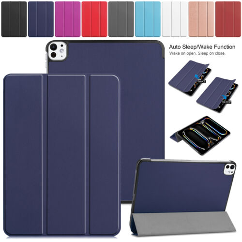 Case For Apple iPad Pro 11 Inch 13 Inch M4 2024 Shockproof Leather Stand Cover