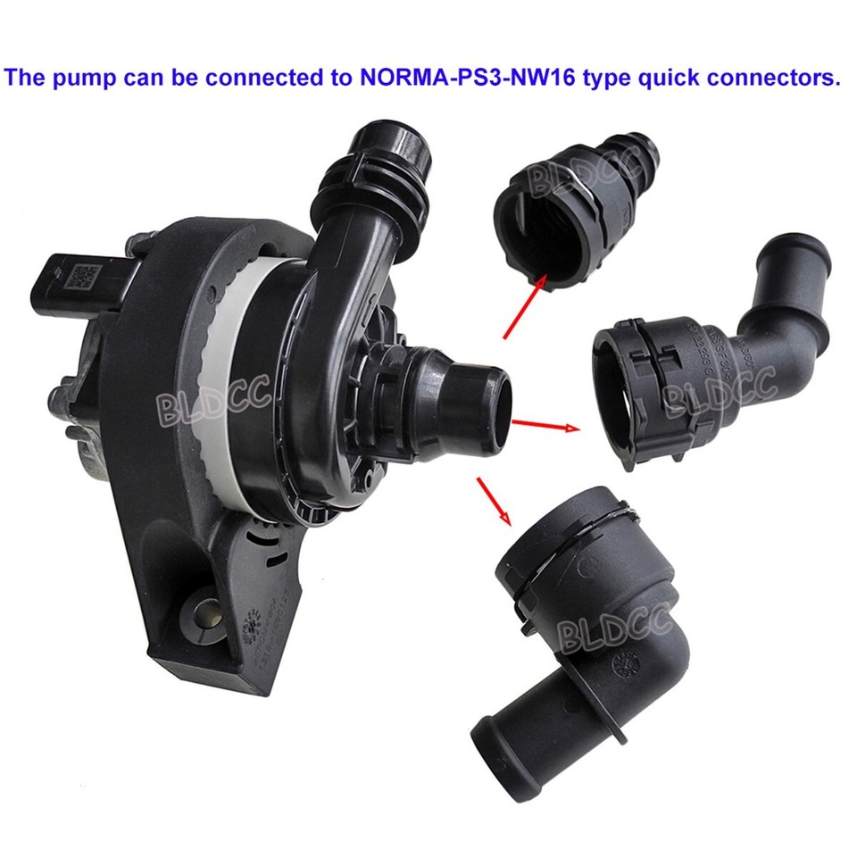 DC12V 60W Low Noise Brushless Motor Cooling Water Pump Electric