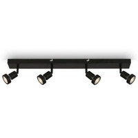 Briloner Led Spotleuchte Rugi Schwarz 4Xgu10 4,9W 460Lm