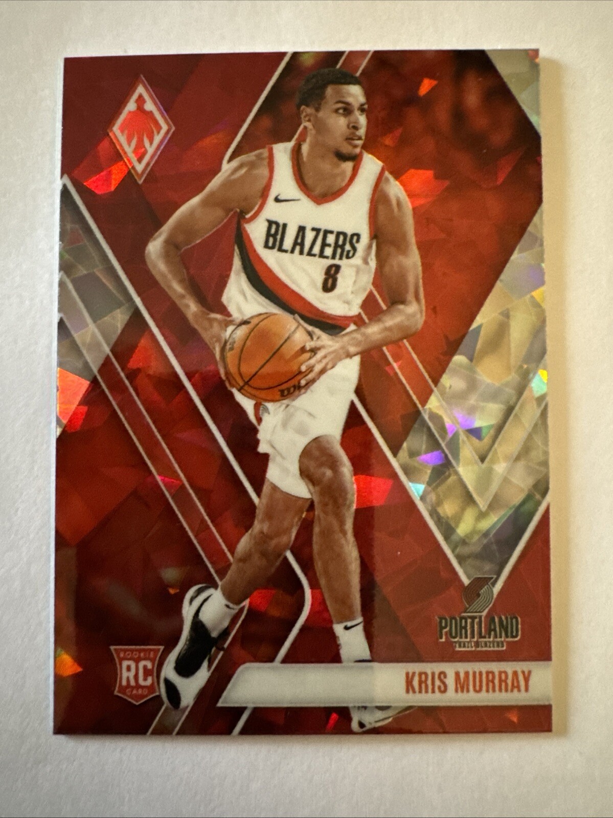 Kris Murray RC CRACKED RED ICE PRIZM  2023-24 Panini Phoenix #267🏀🦅