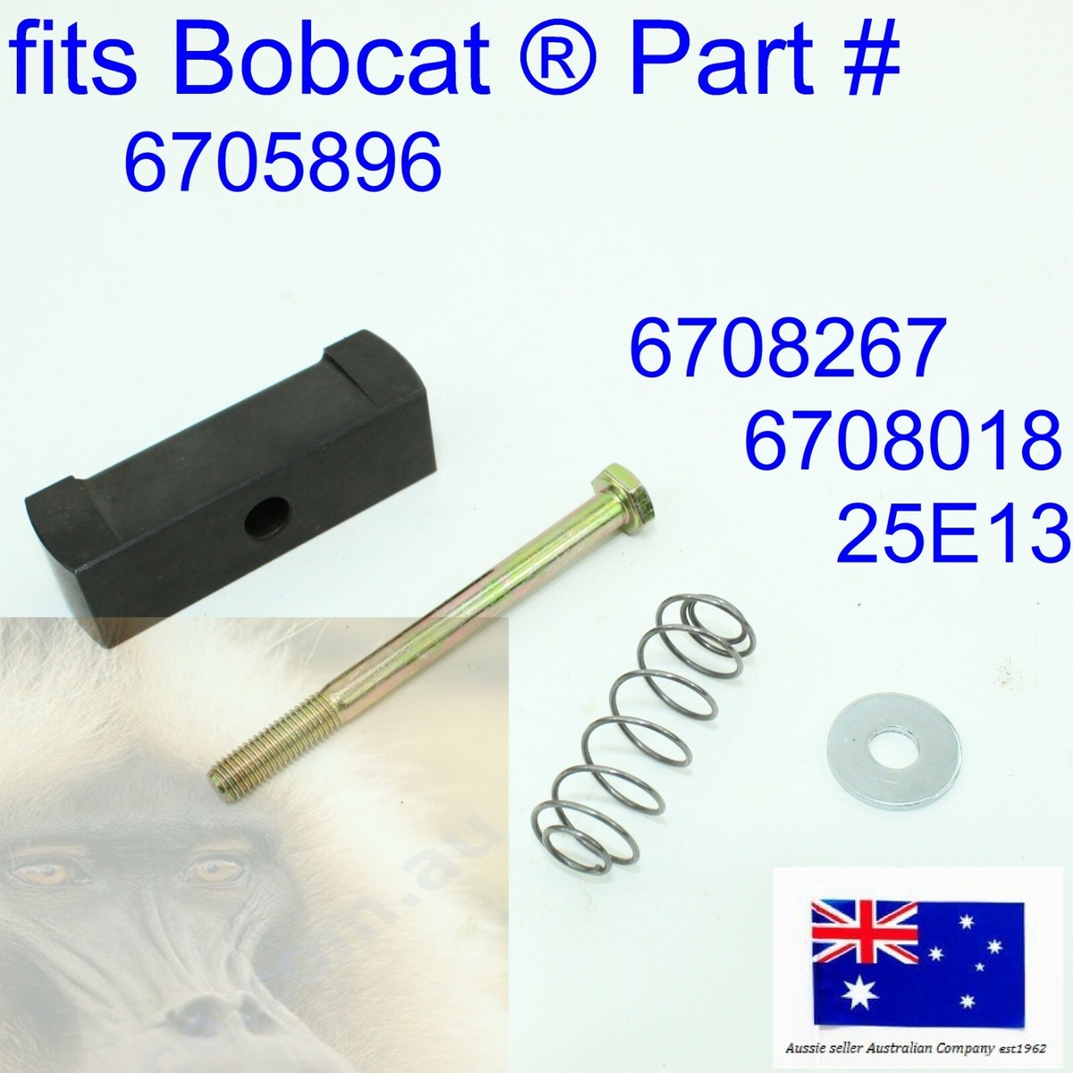 for Bobcat Traction Lock Wedge kit 6705896 6708018 6708267