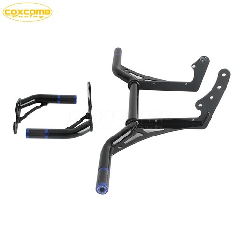 Front & Rear Engine Guard Crash Bar Passenger Peg For Softail 18-up FXFBS FXBB/S - Picture 5 of 9