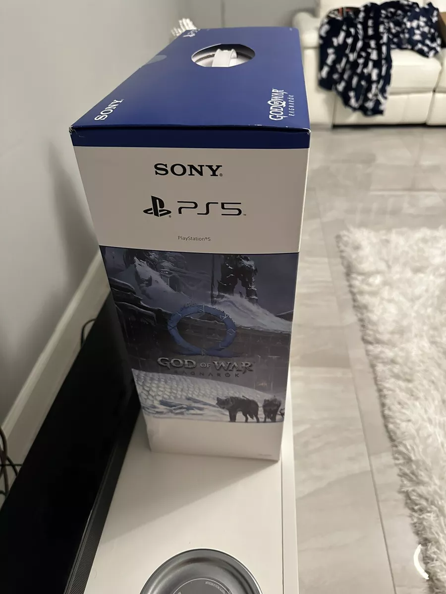 Sony PlayStation 5 Console, God of War Ragnarök Bundle, Blu-Ray